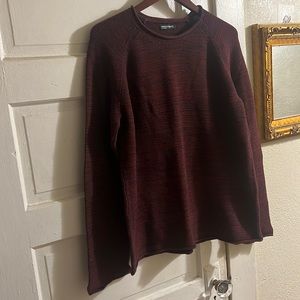 American Apparel men’s heather Burgundy Sweater